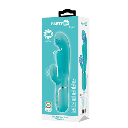 Party Up ANDY Function Vibrator 22.2 cm Rabbit Vibrator