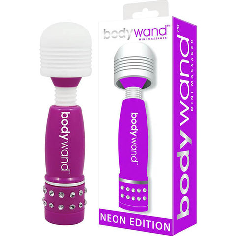 Bodywand Mini Massager Neon Edition - Neon Purple Mini Massage Wand - Image 1