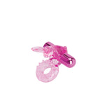Bodywand Rechargeable Rabbit Ring - Pink USB Rechargeable Vibrating Cock Ring - Image 2