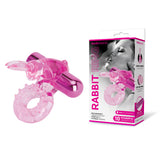 Bodywand Rechargeable Rabbit Ring - Pink USB Rechargeable Vibrating Cock Ring - Image 1