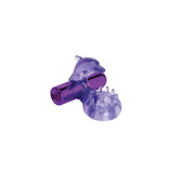 Bodywand Rechargeable Dolphin Ring with Clit Ticklers - Purple USB Rechargeable Vibrating Cock Ring - Image 3