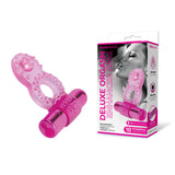 Bodywand Rechargeable Deluxe Orgasm Enhancer Ring - Pink USB Rechargeable Vibrating Cock Ring - Image 1