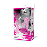 Bodywand Rechargeable Deluxe Orgasm Enhancer Ring - Pink USB Rechargeable Vibrating Cock Ring - Image 5