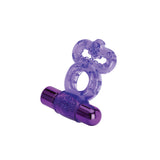 Bodywand Rechargeable Duo Ring - Purple USB Rechargable Vibrating Cock Ring - Image 2