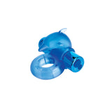 Bodywand Rechargeable Dancing Dolphin Ring - Blue USB Rechargeable Vibrating Cock Ring - Image 2