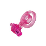 Bodywand Rechargeable Duo Ring with Clit Tickler - Pink USB Rechargeable Vibrating Cock Ring - Image 2