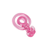 Bodywand Rechargeable Duo Ring with Clit Tickler - Pink USB Rechargeable Vibrating Cock Ring - Image 3