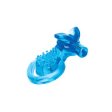 Bodywand Rechargeable Duo Ring with Clit Tickler - Blue USB Rechargeable Vibrating Cock Ring - Image 2