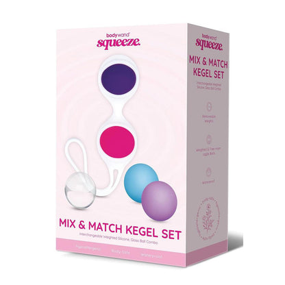 Bodywand Squeeze Mix & Match Kegel Set - Coloured Weighted Kegel Balls