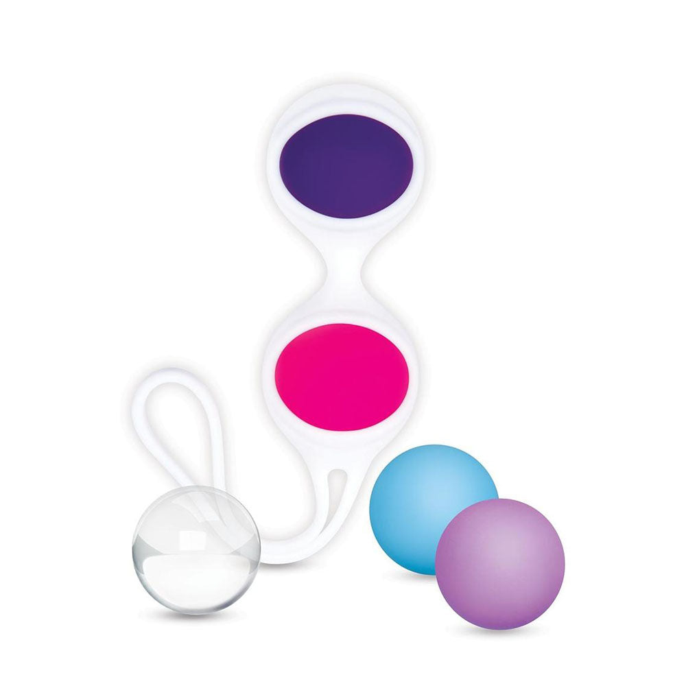 Bodywand Squeeze Mix & Match Kegel Set - Coloured Weighted Kegel Balls