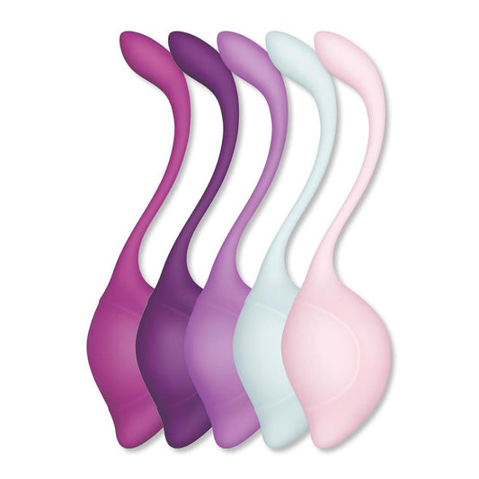 Bodywand Squeeze 5pc Teardrop Kegel Set - Weighted Kegel Set - 5 Piece