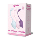 Bodywand Squeeze 3pc Teardrop Kegel Set - Weighted Kegel Set - 3 Piece Kit - Image 1
