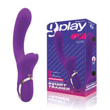 Bodywand G-Play Dual Stimulator Squirt Trainer - Purple 22 cm USB Rechargeable Rabbit Vibrator with Air Pulsation - Image 1