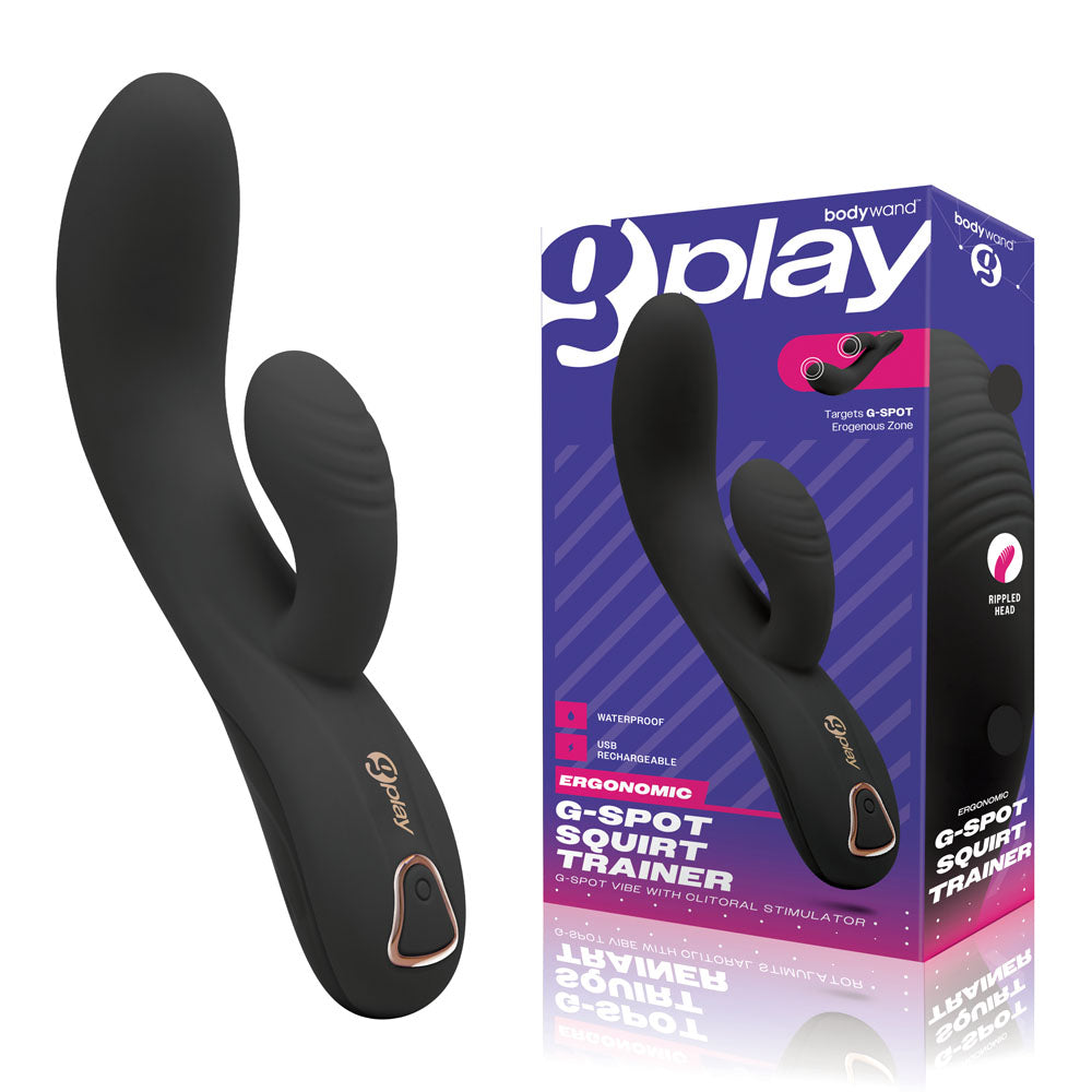 Bodywand G-Play G-Spot Squirt Trainer - Black 19 cm Vibrator