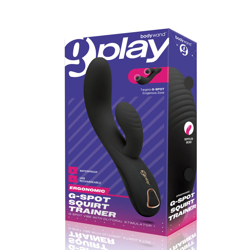 Bodywand G-Play G-Spot Squirt Trainer - Black 19 cm Vibrator