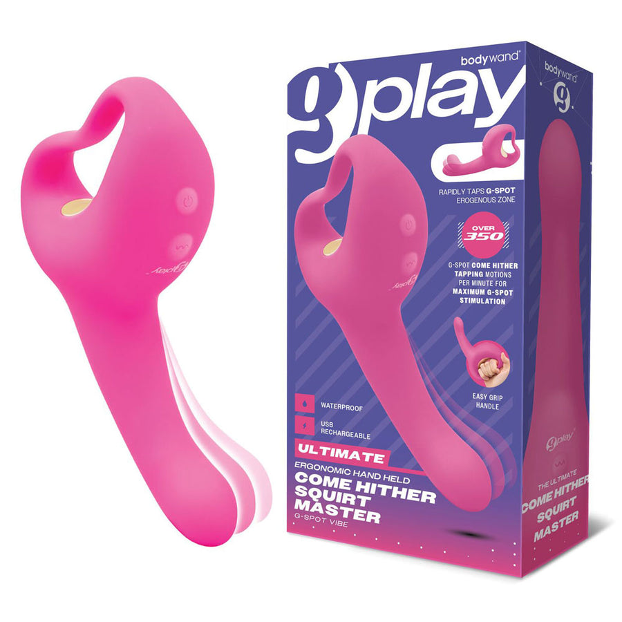 Bodywand G-Play Ultimate Come Hither Squirt Master - Pink 19 cm USB Rechargeable Vibrator