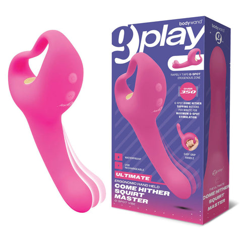 Bodywand G-Play Ultimate Come Hither Squirt Master - Pink 19 cm USB Rechargeable Vibrator - Image 1