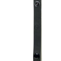 Boneyard Silicone Cock Strap Black - Black 3-Snap Adjustable Cock Ring