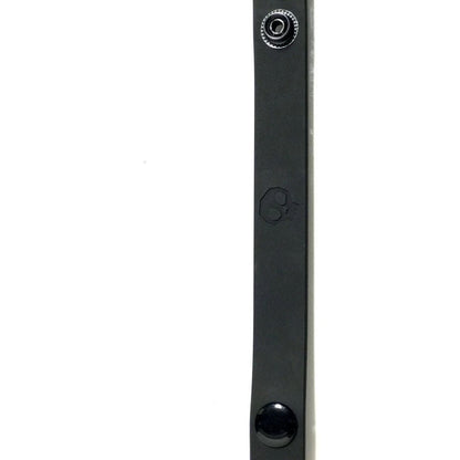 Boneyard Silicone Cock Strap Black 3-Snap Adjustable Cock Ring