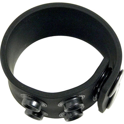 Boneyard Silicone Ball Strap Black 3-Snap Adjustable Ball Stretcher