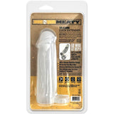 Boneyard Meaty Cock Extender - Clear - Clear Penis Extender Sleeve - Image 5