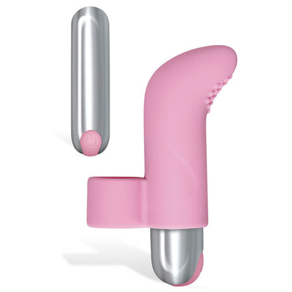 Adam & Eve Silicone Rechargeable Finger Vibe - Pink Finger Stimulator