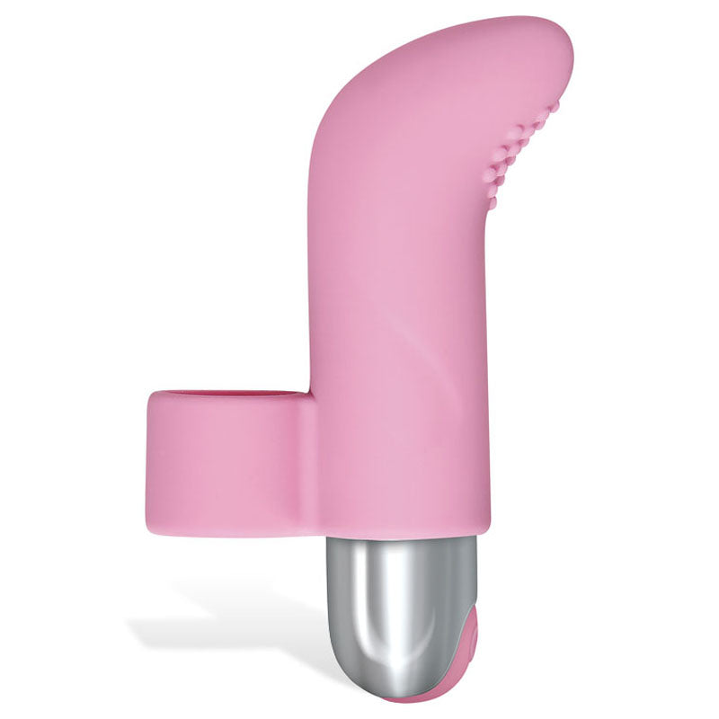 Adam & Eve Silicone Rechargeable Finger Vibe - Pink Finger Stimulator