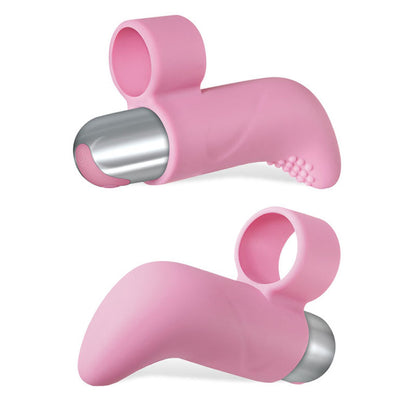 Adam & Eve Silicone Rechargeable Finger Vibe - Pink Finger Stimulator