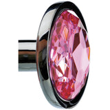 Adam & Eve Pink Gem Anal Plug - Medium - Silver Medium 8.2 cm Metal Butt Plug with Pink Gem - Image 85