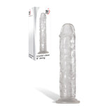 Adam & Eve Crystal Clear 8'' Dong - Clear 20.3 cm Dong - Image 23