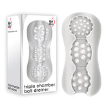 Adam & Eve Triple Chamber Ball Drainer - Clear Masturbator Sleeve - Image 114