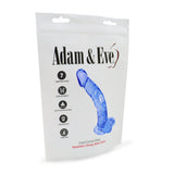 Adam & Eve Cool Curve Jelly Dong - Clear 21.6 cm Dong - Image 101