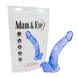 Adam & Eve Cool Curve Jelly Dong - Clear 21.6 cm Dong - Image 197