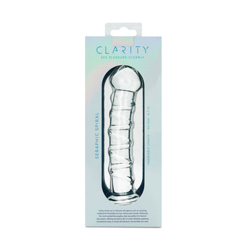 Clarity - Seraphic Spiral - Clear 16 cm Glass Dildo