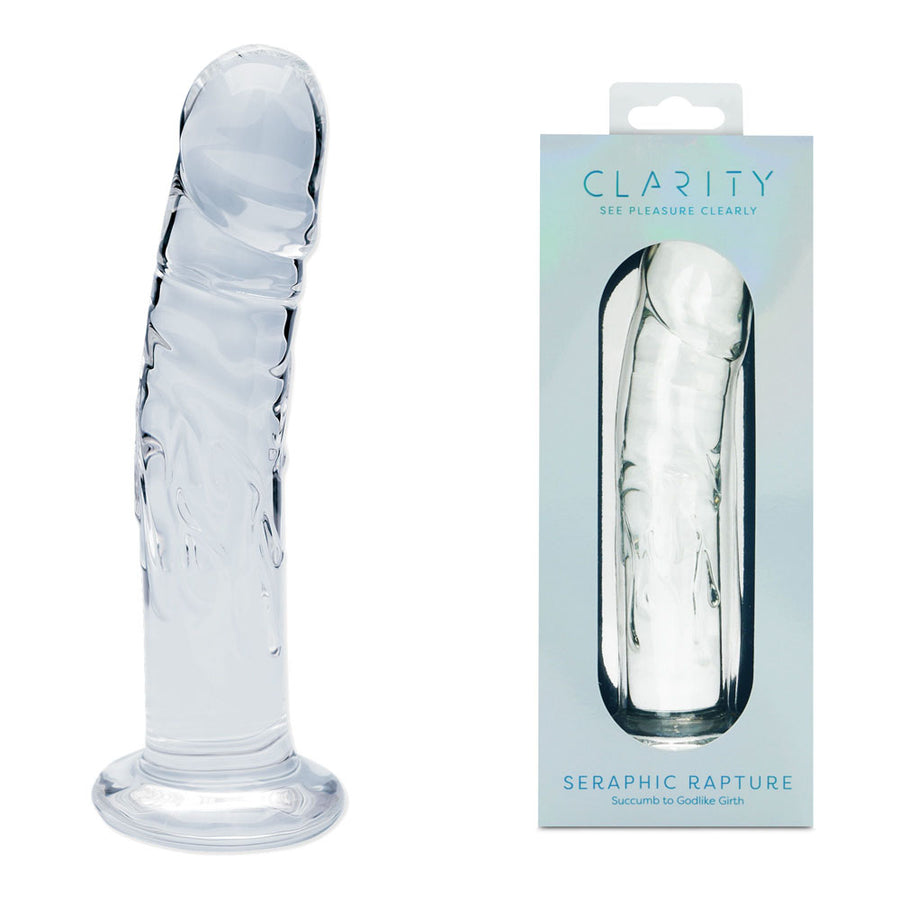 Clarity - Seraphic Rapture - Clear 17.8 cm Glass Dildo
