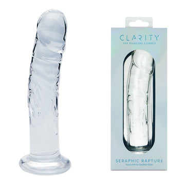 Clarity - Seraphic Rapture - Clear 17.8 cm Glass Dildo