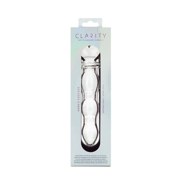 Clarity - Hera's Cascade - Clear 15 cm Glass Dildo