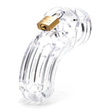 The Curve Chastity Cock Cage Kit - Clear - Clear 3.75 Inch Cock Cage Kit - Image 2