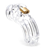 The Curve Chastity Cock Cage Kit - Clear - Clear 3.75 Inch Cock Cage Kit - Image 3