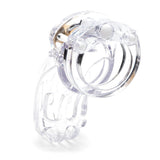 The Curve Chastity Cock Cage Kit - Clear - Clear 3.75 Inch Cock Cage Kit - Image 4