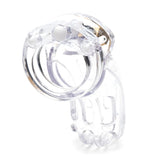 The Curve Chastity Cock Cage Kit - Clear - Clear 3.75 Inch Cock Cage Kit - Image 5