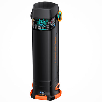 CyberSkin The Titan. The black stroker shown with its retail packaging on white, wider framing.