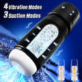 CyberSkin The Warrior - Black USB Rechargeable Sucking & Vibrating Auto Masturbator