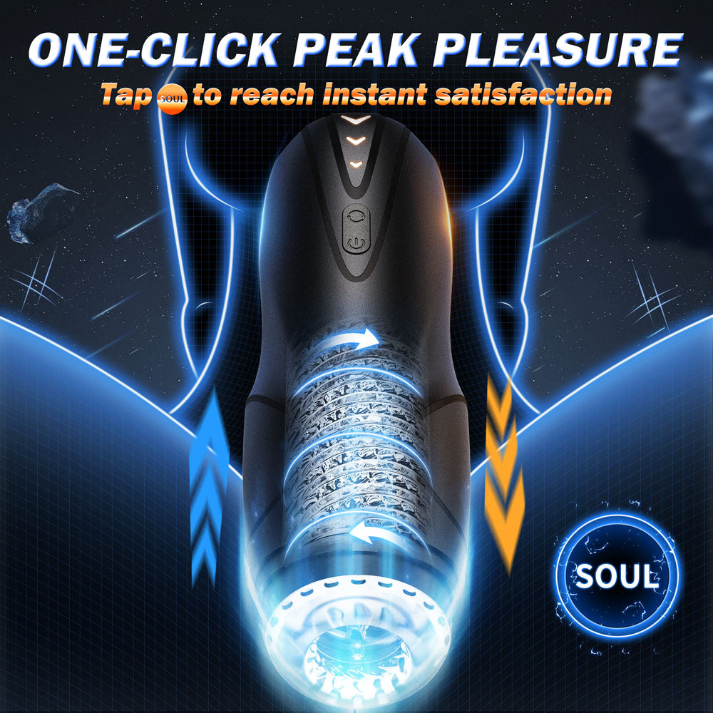 CyberSkin The Galaxy Voy - Thrusting & Rotating Auto Masturbator