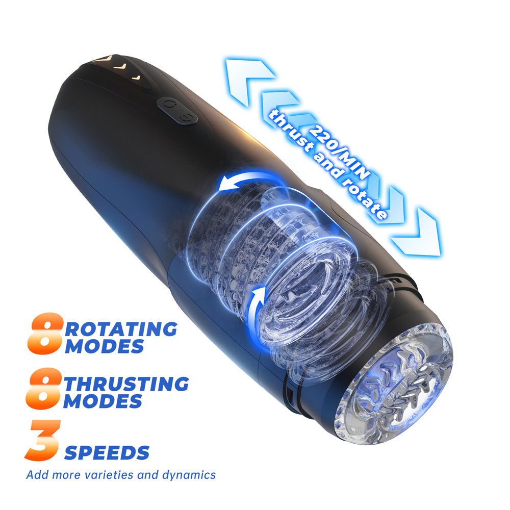 CyberSkin The Galaxy Voy - Thrusting & Rotating Auto Masturbator