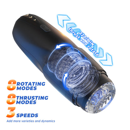 CyberSkin The Galaxy Voy - Thrusting & Rotating Auto Masturbator