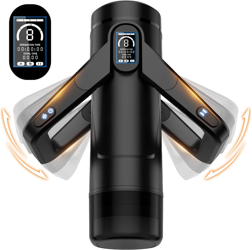 CyberSkin The Wing - Black Thrusting & Massaging Auto Masturbator