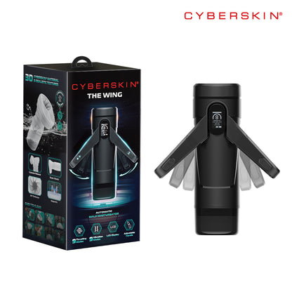 CyberSkin The Wing - Black Thrusting & Massaging Auto Masturbator
