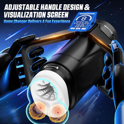CyberSkin The Wing - Black Thrusting & Massaging Auto Masturbator