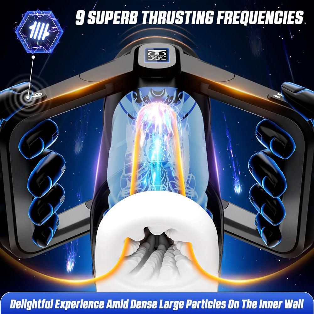 CyberSkin The Wing - Black Thrusting & Massaging Auto Masturbator